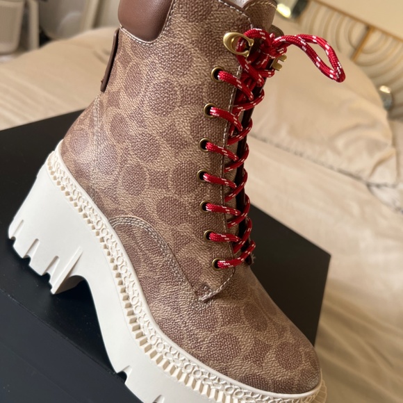 Coach Ainsley Coated Canva boots - Picture 4 of 6